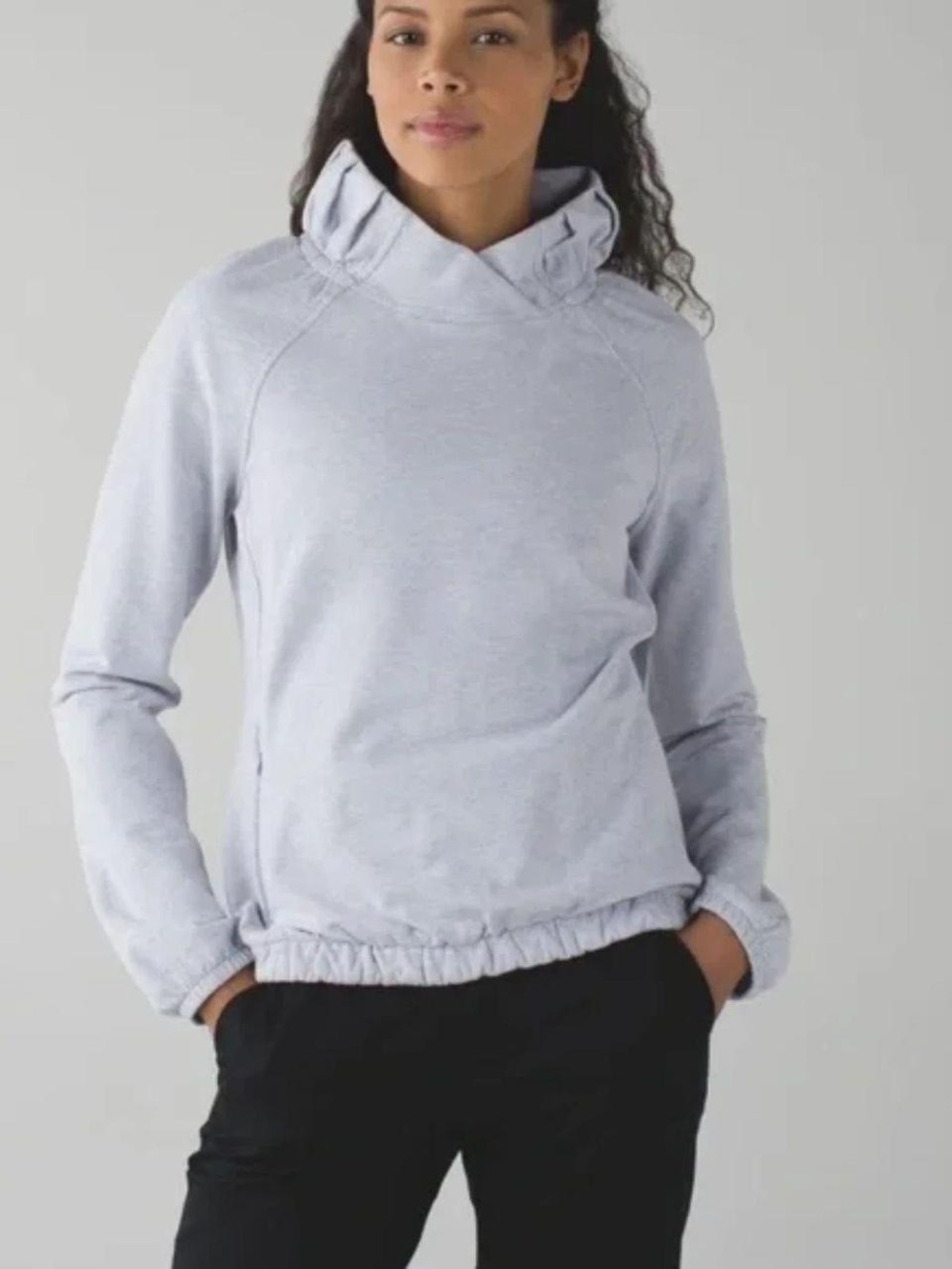 Lululemon After All Pullover Heathered Cool Breeze (4)